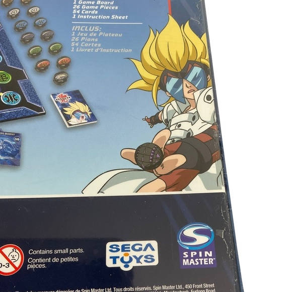 Bakugan Brawl Board Game 2008 Spin Master Sega Toys NIB Factory Sealed - Picture 12 of 12